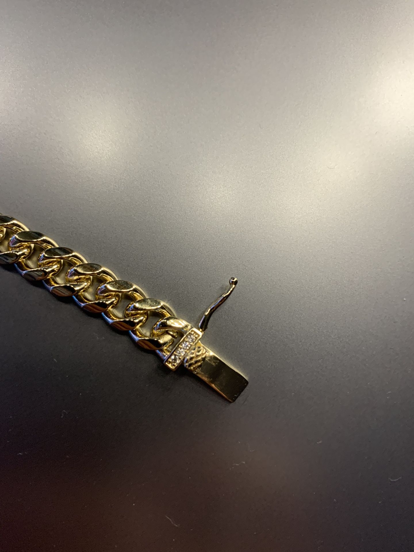 Gold plated bracelet