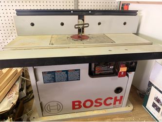 Bosch Router table