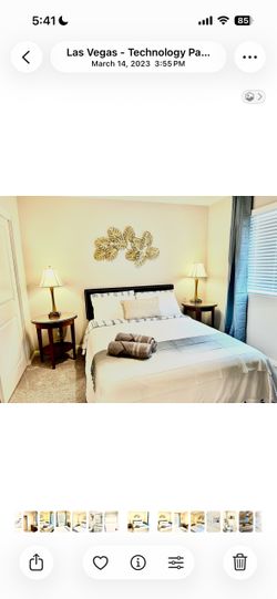 Black Velvet Queen Bed Frame - Upholstered - Like New