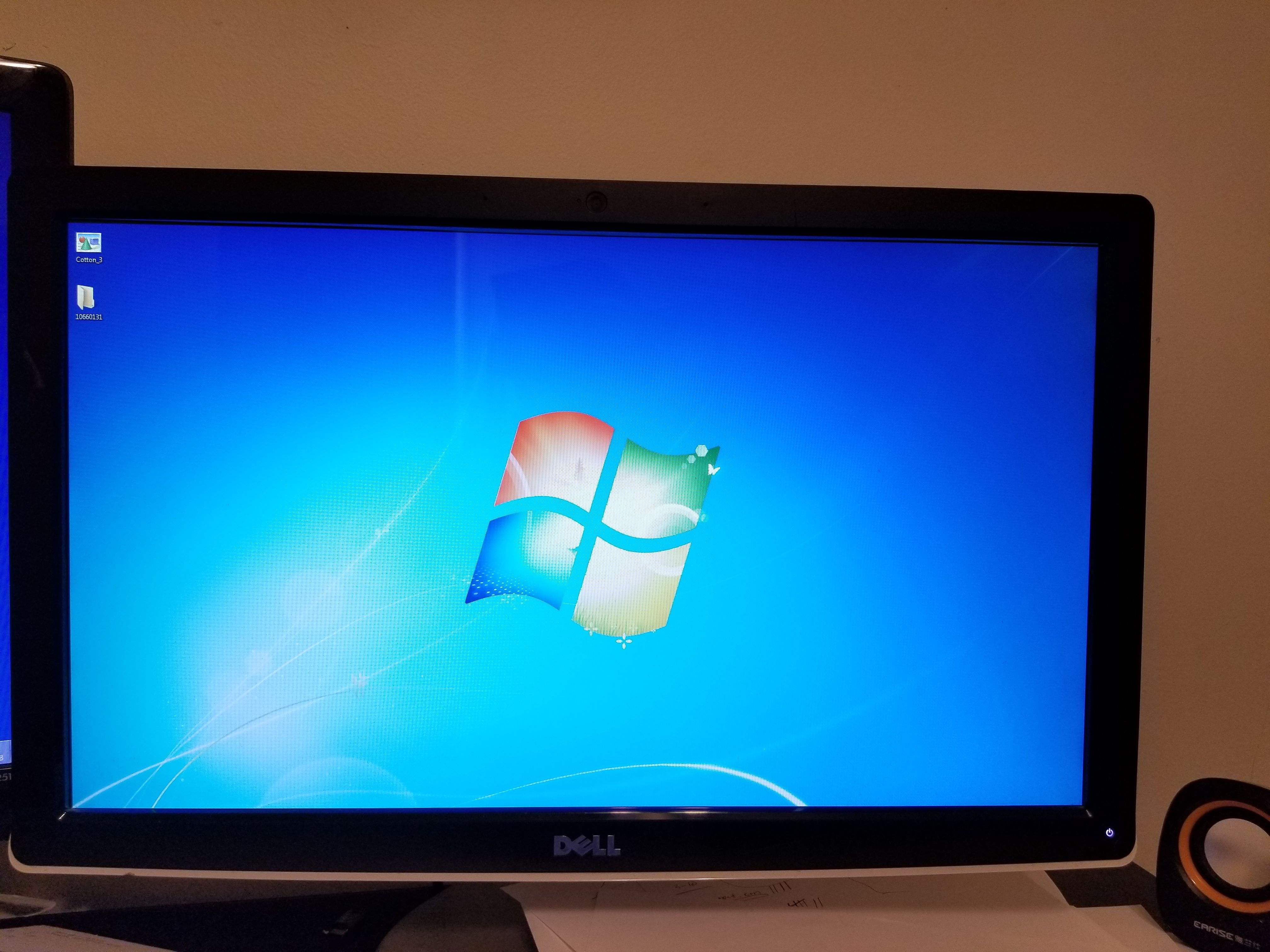 21.5" wide Dell computer monitor