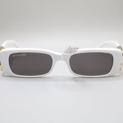 Balenciaga BB0096S White Sunglasses