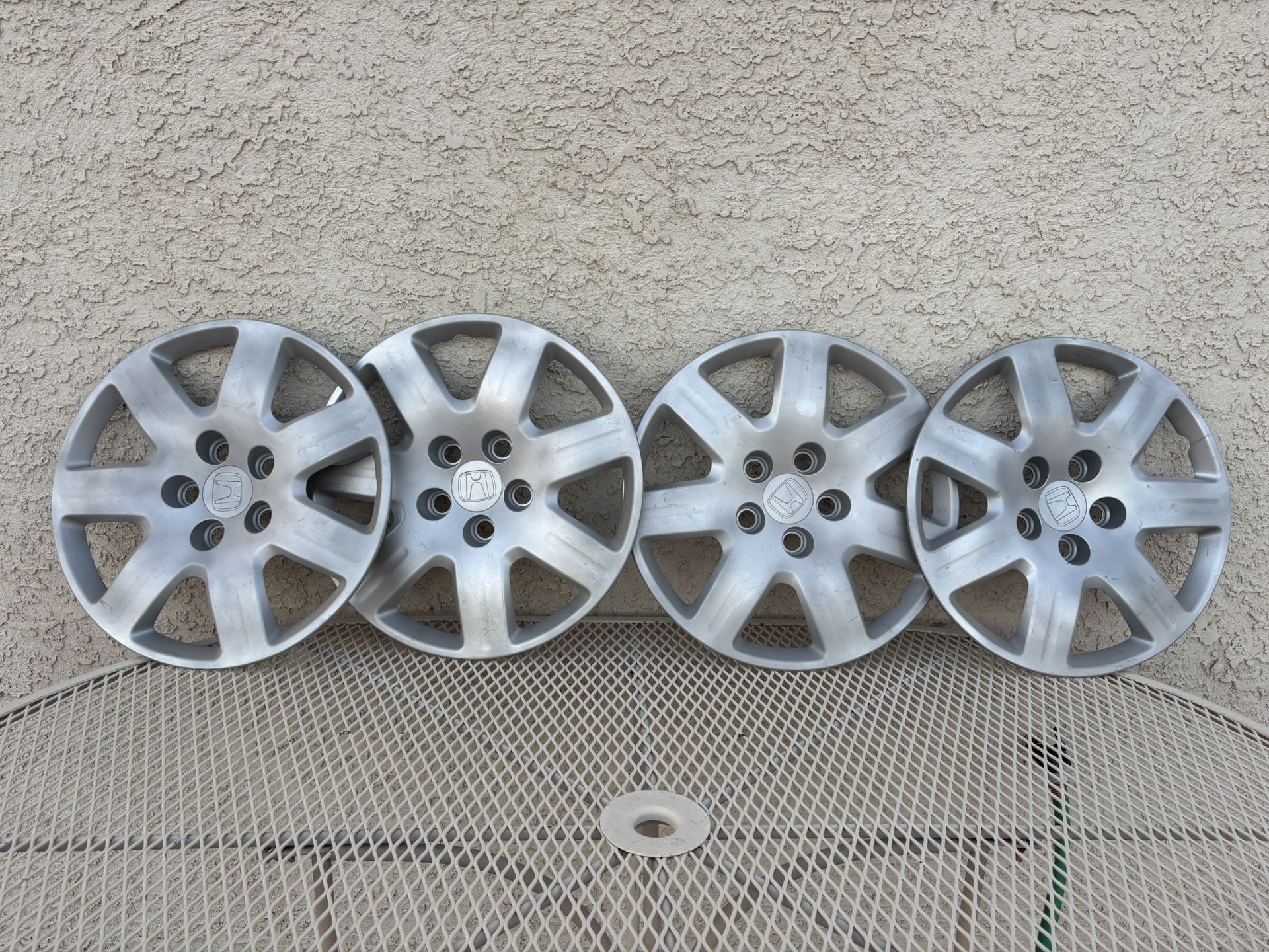 16 Inch OEM Honda Hubcaps 