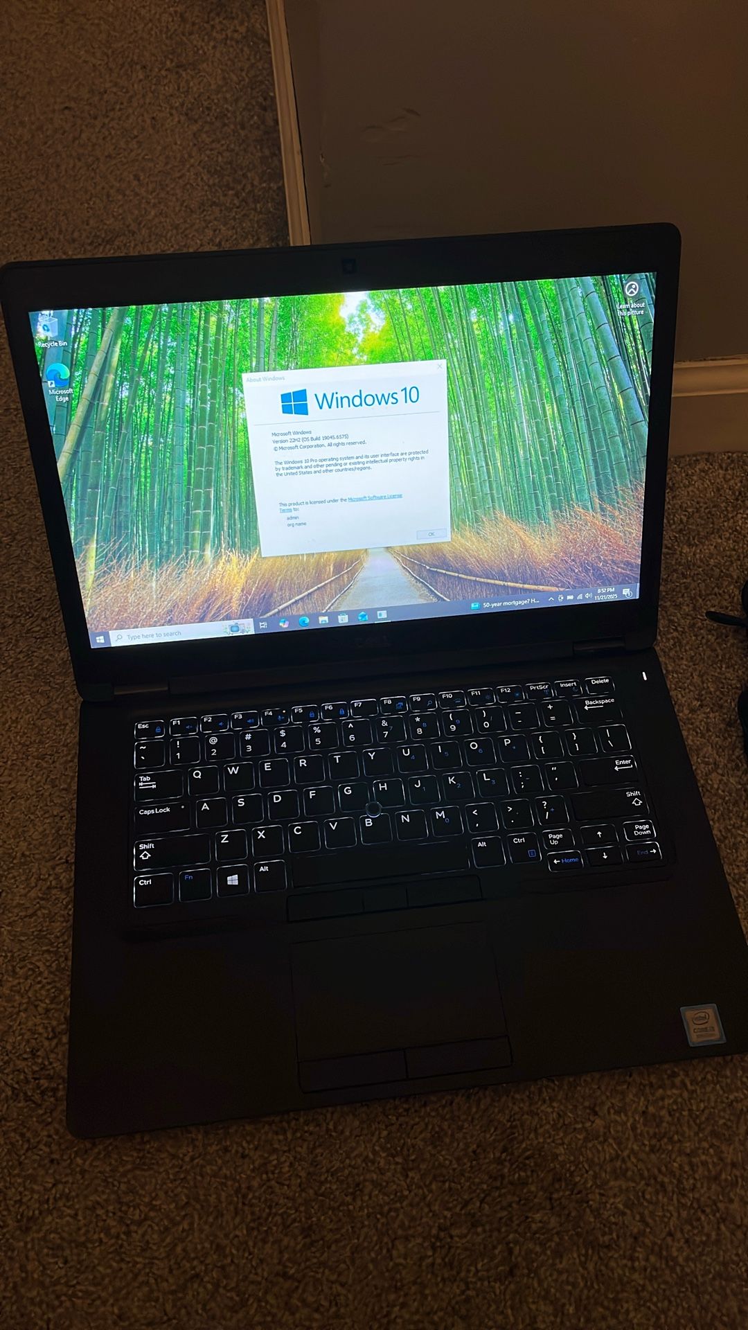 Dell Latitude I5 8GB 512 SSD
