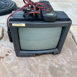 vintage Sony portable CRT video monitor
