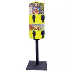 NEW - TWO (2) U-Turn 8 Head Carousel Candy Vending Machines - Free Shipping US48