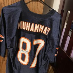 Musin Muhammad 87 Signed Chicago bears Jersey