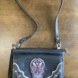 SKULL WALLET PURSE
