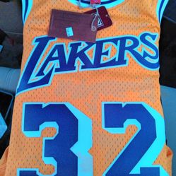 Magic Johnson Throwback Jersey 100 Authentic Brand New Size Small 