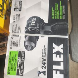 Flex Drill Driver Kit 24v. New