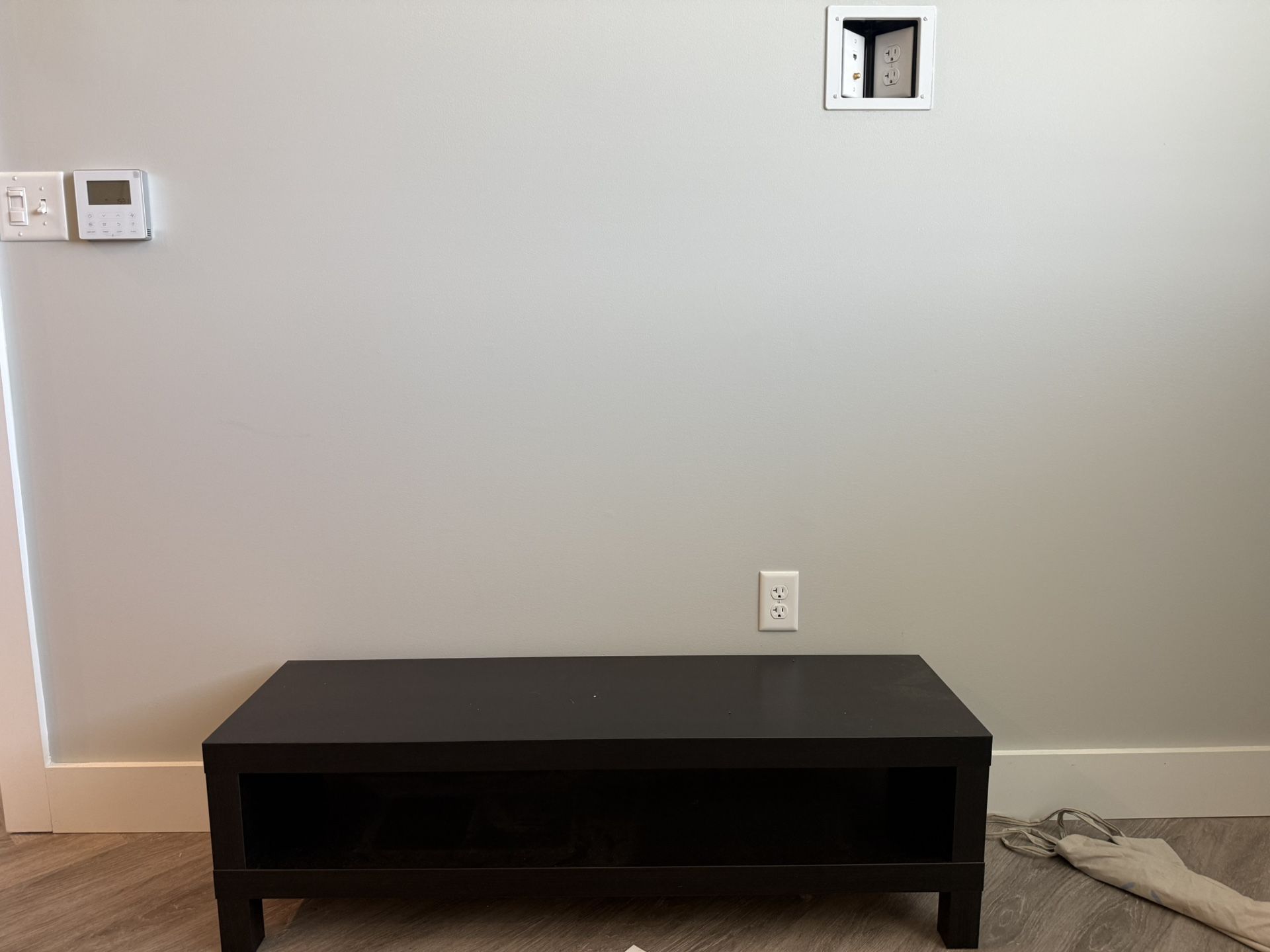 Black Wooden Low Tv Stand