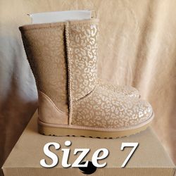 Women's UGG Classic Short Snow Leopard Boots