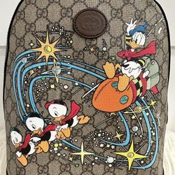 Gucci Donald Duck Disney Backpack Authentic 