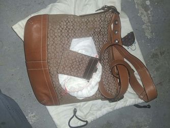 Coach Signature Hobo Bag with Wallet