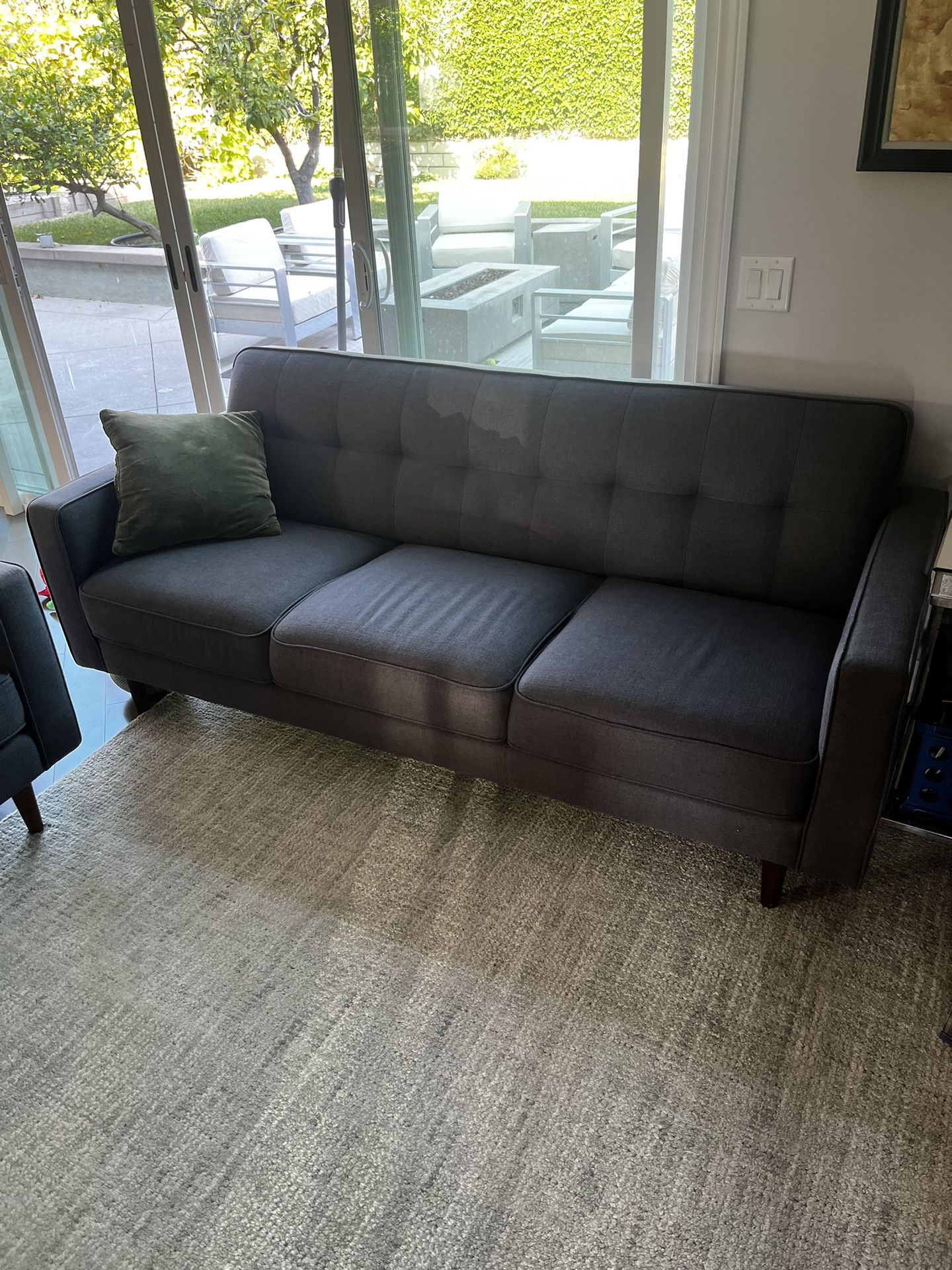 A Large And Small Sofa