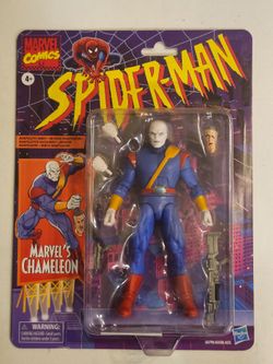 MARVEL LEGENDS. SPIDER-MAN. MARVELS CHAMELEON 6 " ACTION FIGURE.