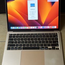 MacBook Air  13 2020  i5 8gb ram 512 Gb Ssd gold   
