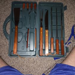 Grill Set And Carry Case