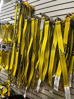 Tow truck straps