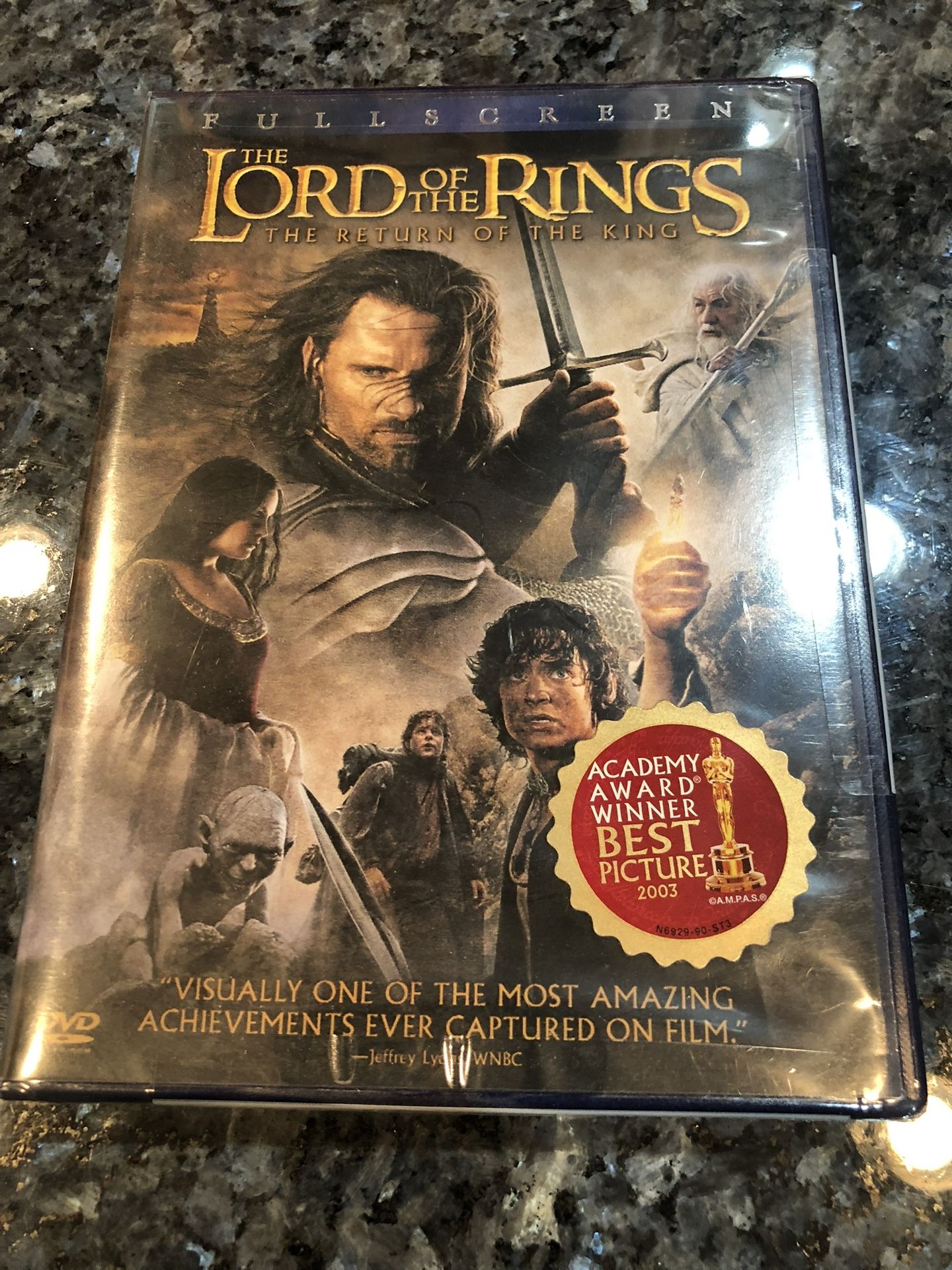 The Lord Of The Rings Fullscreen “The Return of the King” set of 2 Discs. Brand new factory sealed never opened. Smoke free home
