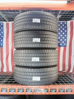 ✅ 4 USED TIRES LT265/60R20 FIRESTONE TRANSFORCE HT2 ALL SEASON 10PR 265 60 20