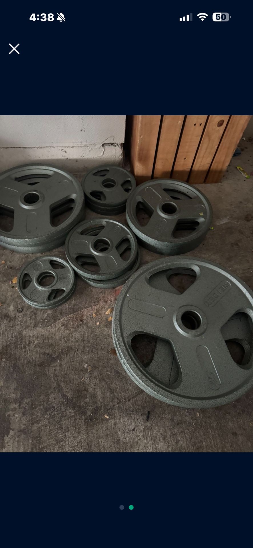 Weight Bench w/ Squat Rack + Barbell & Plates (Home Gym Set)