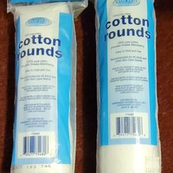 2 Packages Round Cotton Pads
