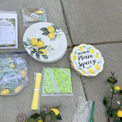 Lemon Party Decor