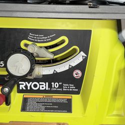 Ryobi 10" Table Saw RTS10G 15 Amps 5000 RPM 