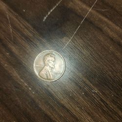 Nineteen forty four copper wheat penny