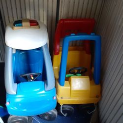 Good Sturdy Cozy Coup Cars Police Car & Adventure Car $30 Each, Negotiable
