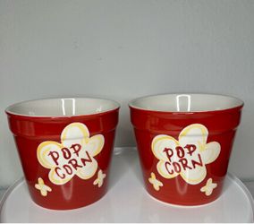 Hot Deal! THE MAIN INGREDIENTS POPCORN Serving Bowl Set with Popcorn Bowls Set 2