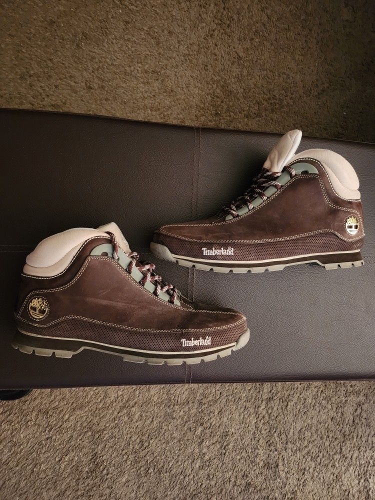 Brown Suede Timberland Boots For Sale
