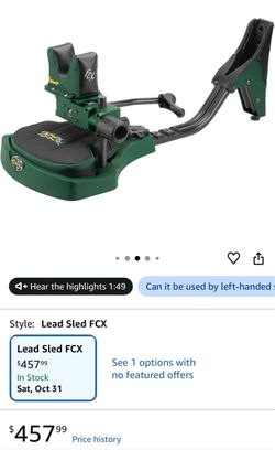 Caldwell Lead Sled FCX Shooting Rest