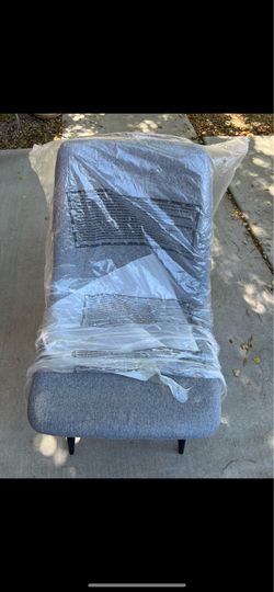 Upholstered Gray Side Chair - Brand New