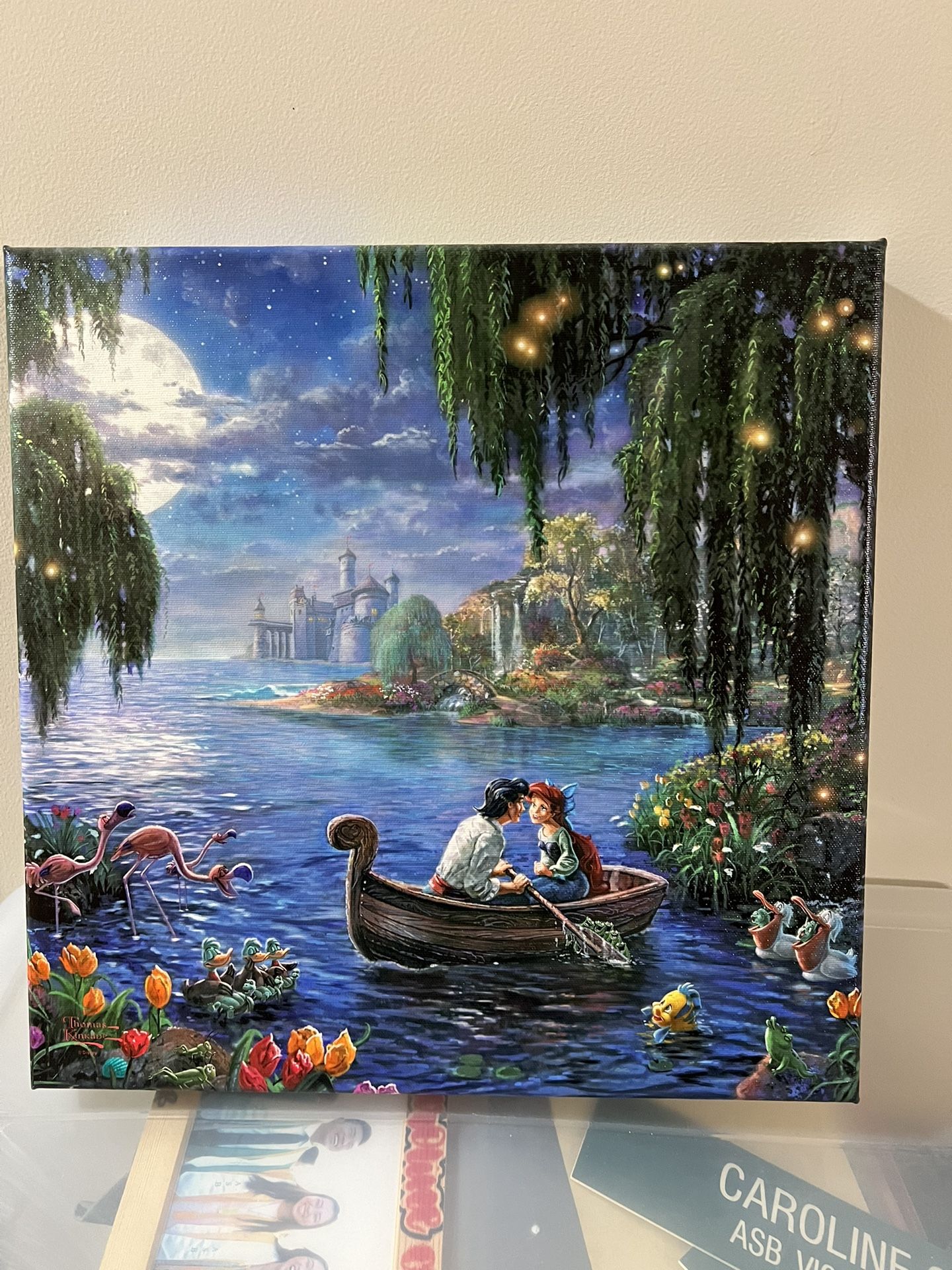 Thomas Kinkade Disney Painting