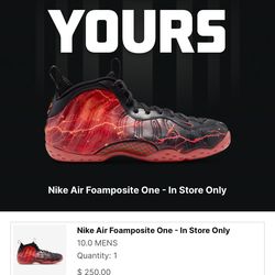 Nike air Foamposites stranger things size 10