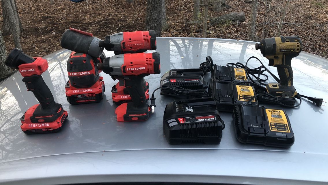 Dewalt & Craftsman Impact 