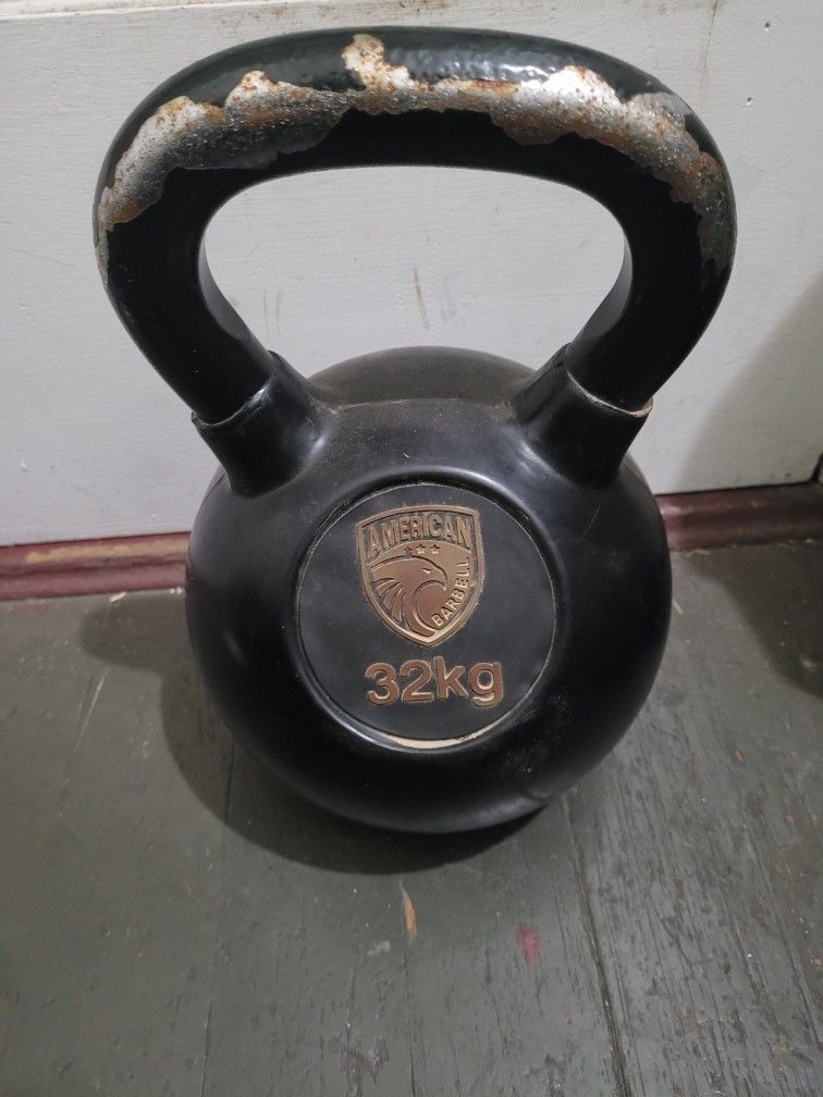 American barbell kettlebell 🔔