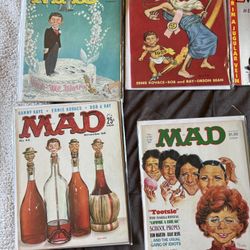 Mad Magazines, 1958 To 2001. 170+ Magazine  with Joke Books