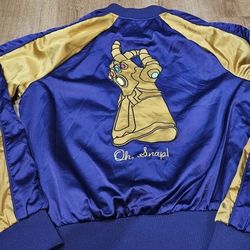 Her Universe Marvel Thanos Infinity Gauntlet Avengers Bomber Jacket 