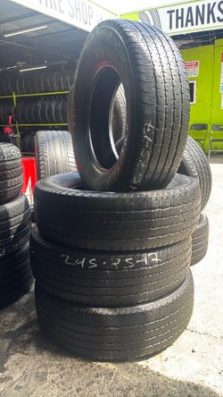 (4) LT245-75-17 Firestone