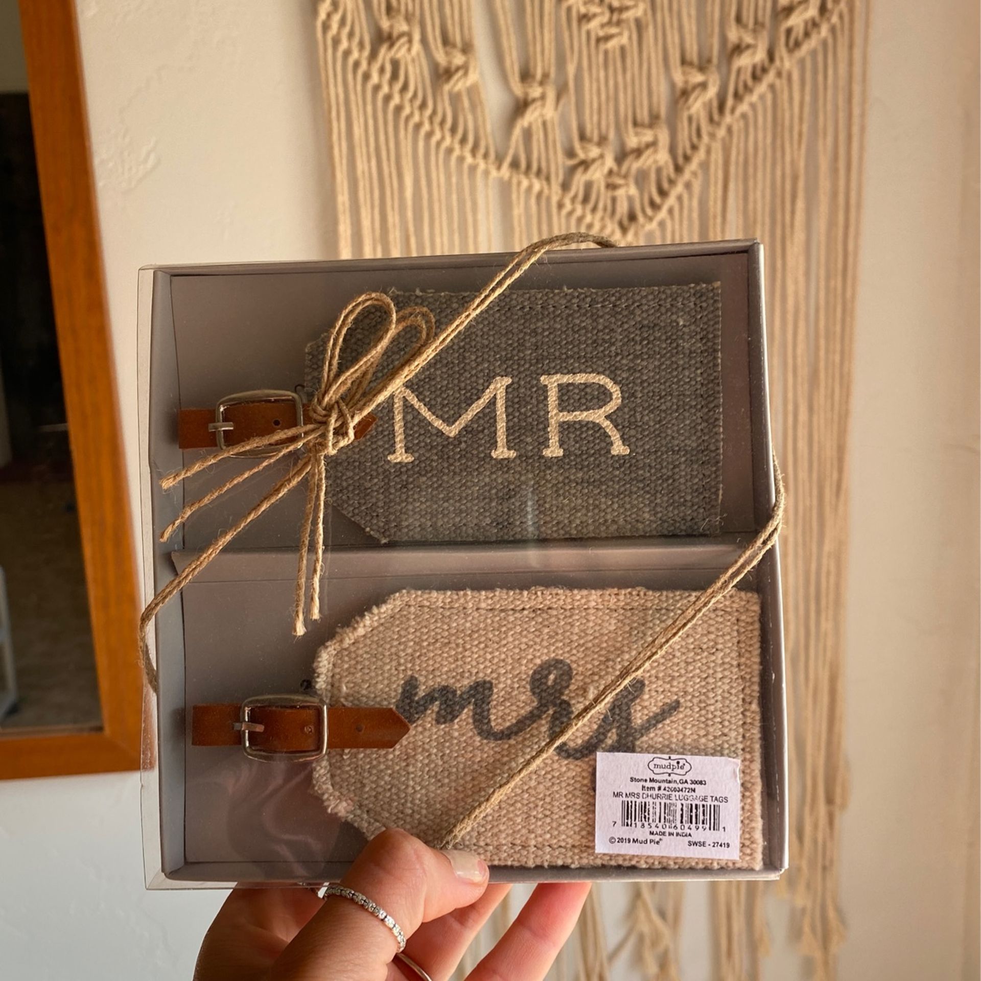 Mr & Mrs Luggage Tags
