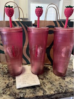 NEW Starbucks pink tumbler 2026