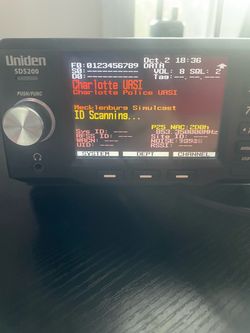 Uniden SDS200 Police Scanner