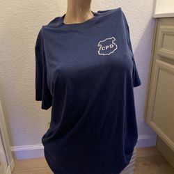 Vintage CPD faded navy blue single stitch tee t-shirt  mens XL