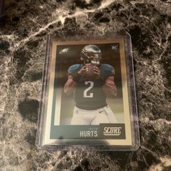 Hurts Rookie With Case 