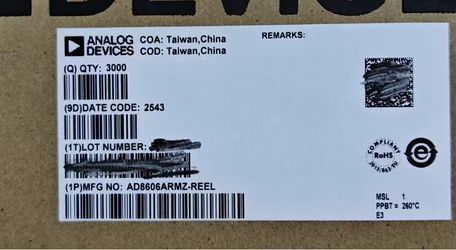 AD8606ARMZ Supply integrated circuits