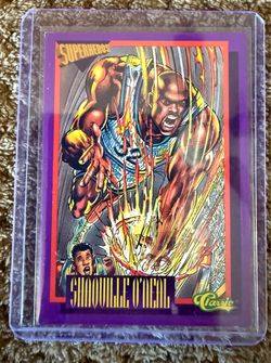 1993 Classic - Super Heroes - Shaquille O'Neal - L.S.U. - Comic Neal Adams Art! #SS1