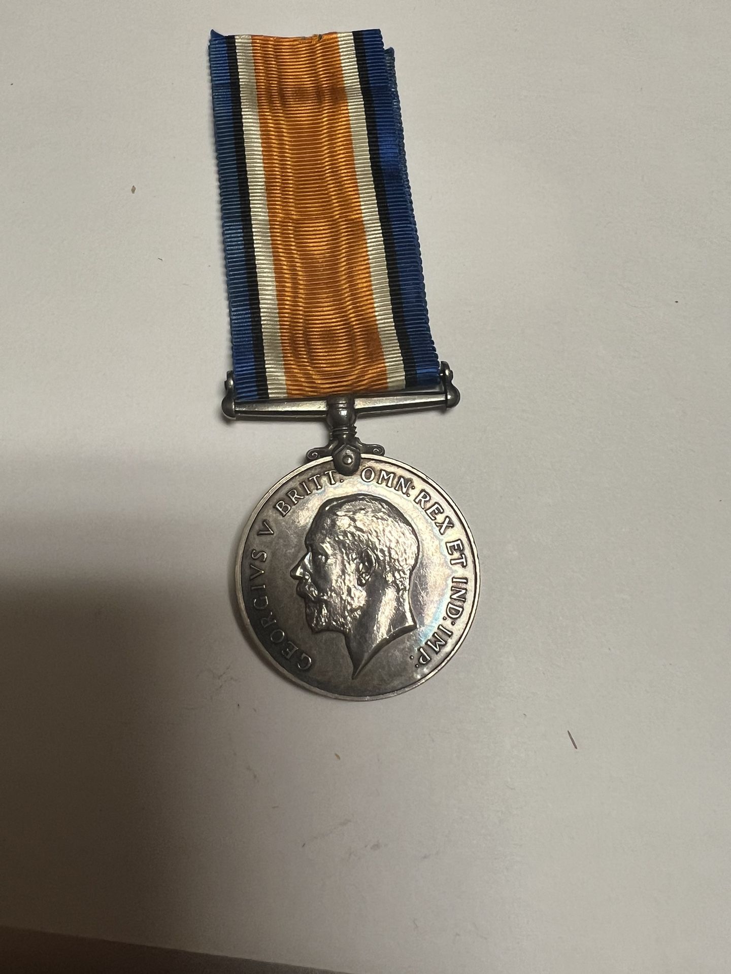 1918 BRITISH WW1 SILVER WAR MEDAL PTE W HALL RAMC ROYAL ARMY MEDICAL CORPS