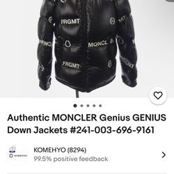 MONCLER FRGMT Puffer 